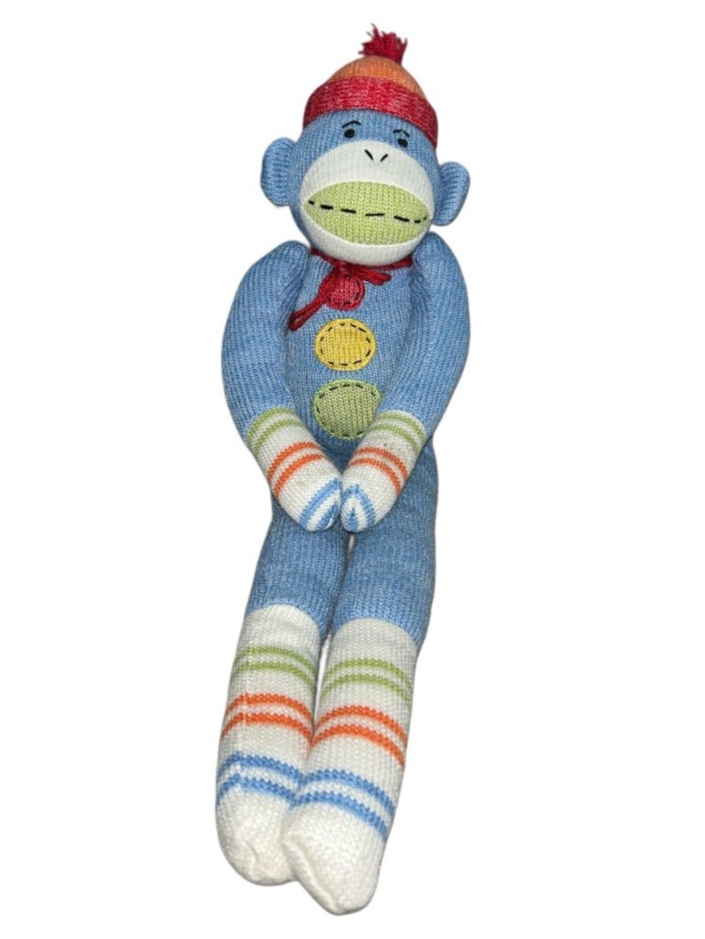 Seasons of Cannon Falls Monkeez Murply Sock Monkey Plush Kids Toy Magnetic Hands
